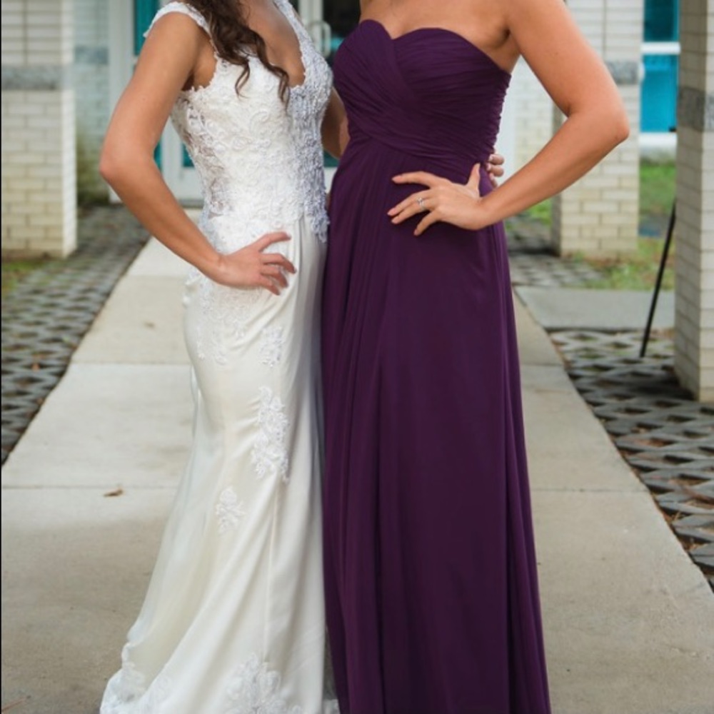 Azazie dress color-grape